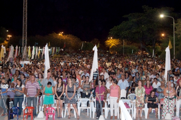 Sétima noite do novenário de N. Sra do Rosário, Remanso, Bahia.
