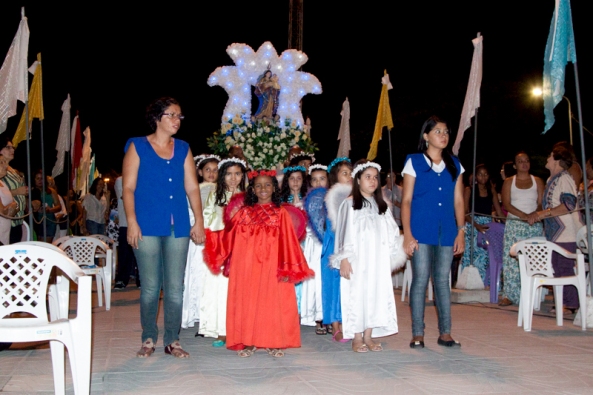 Sétima noite do novenário de N. Sra do Rosário, Remanso, Bahia.